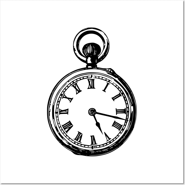 Vintage Pocket Watch Wall Art by Vintage Boutique